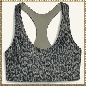 Old Navy Powersoft Cheetah Print Racerback Sports Bra XL
